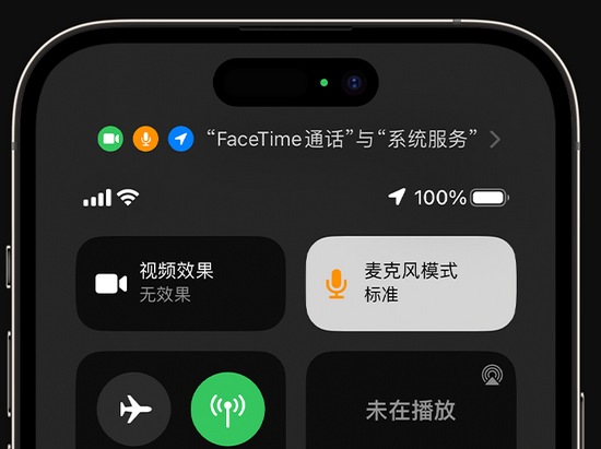 江津苹果授权维修网点分享iPhone在通话时让你的声音更清晰 