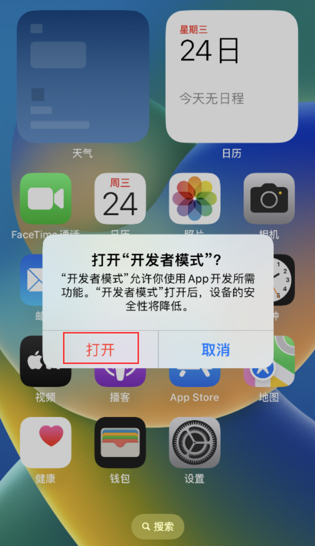 江津苹果手机维修分享如何打开开发者模式 