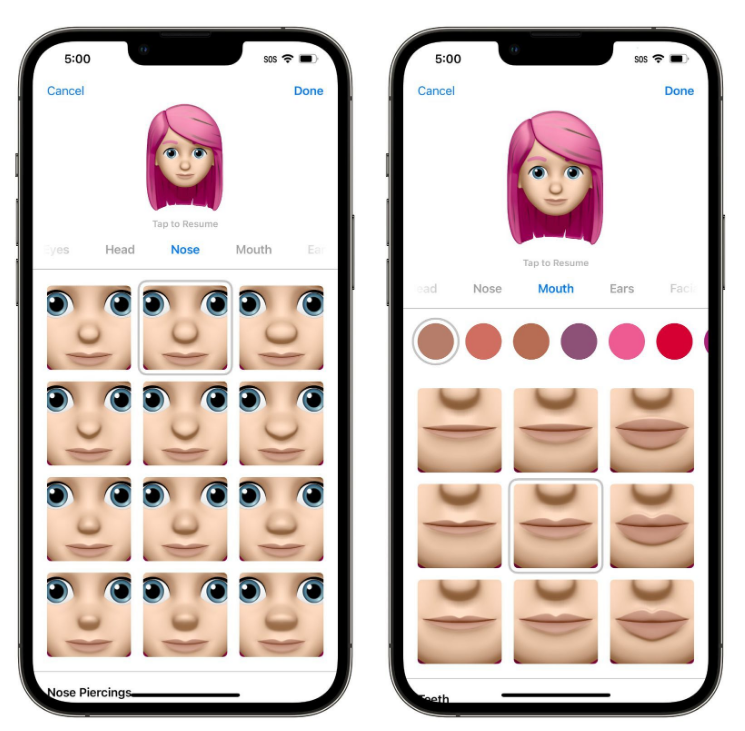 江津苹果手机维修分享​iOS 16中的拟我表情有了哪些变化和升级 
