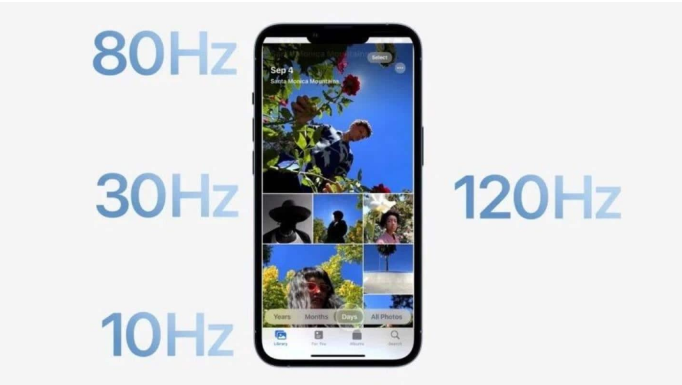 江津苹果14维修分享iPhone 14有高刷吗 